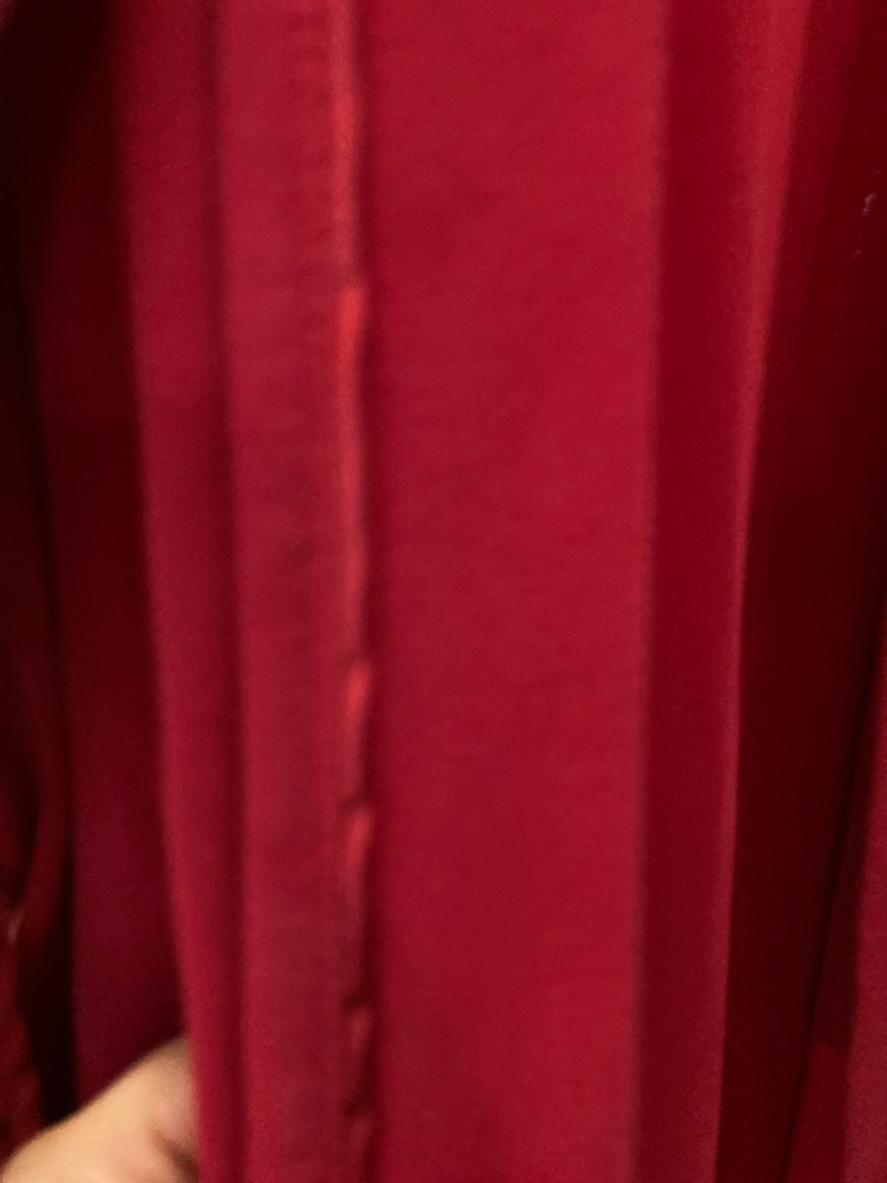 Land's End Red Cotton Belted Robe XL - Picture 5 of 6